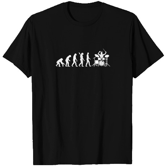 Drummer Evolution Drum Player T Shirts