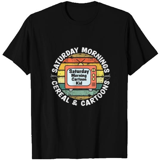 70s 80s 90s Saturday Mornings Cereal T Shirts