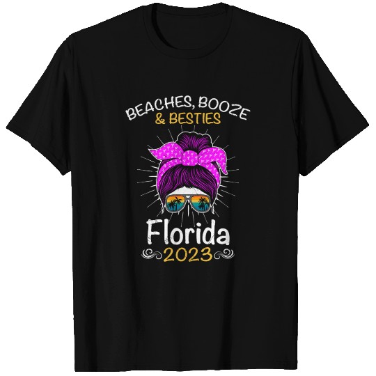 Beaches Booze Besties Florida 2023 Spring Break T Shirts