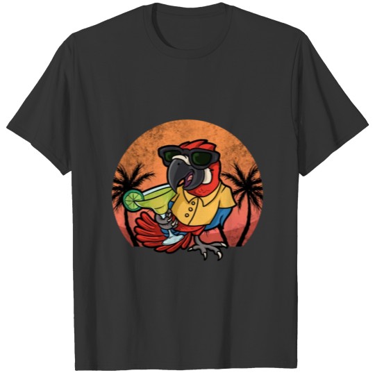 Red Parrot Margarita T Shirts