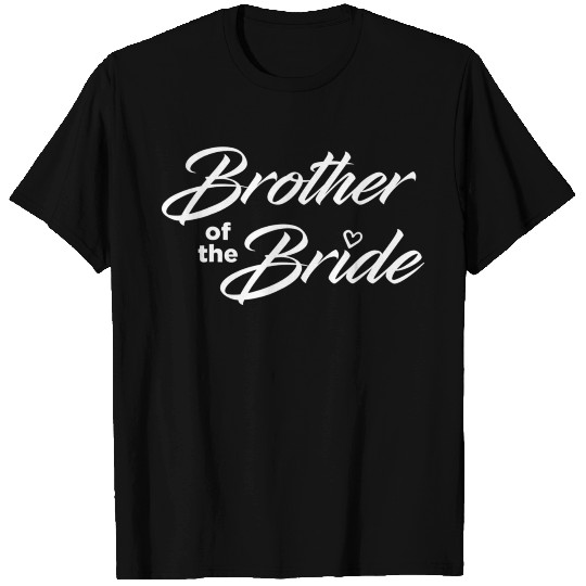 Brother Of The Bride Wedding Party T Shirts