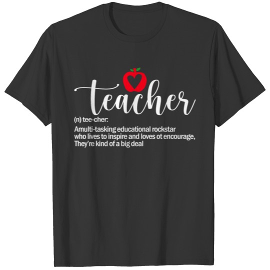 Teacher Definition Funny Teacher T Shirts
