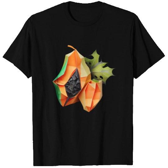 Papaya Origami Sculpture T Shirts