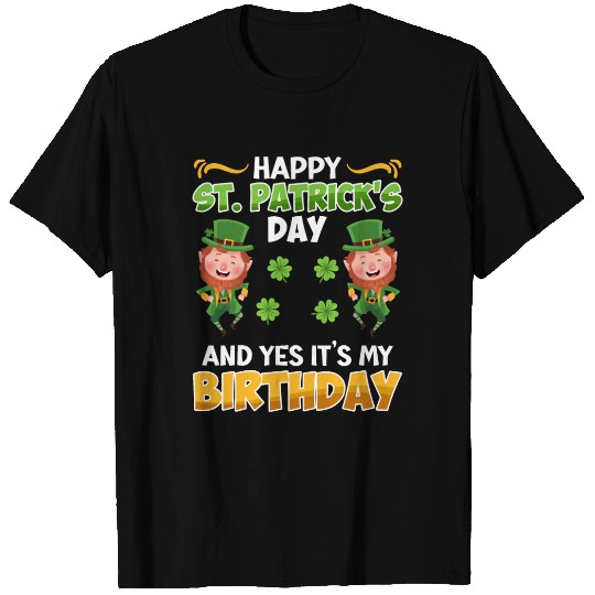 St. Patrick's Day Birthday T Shirts