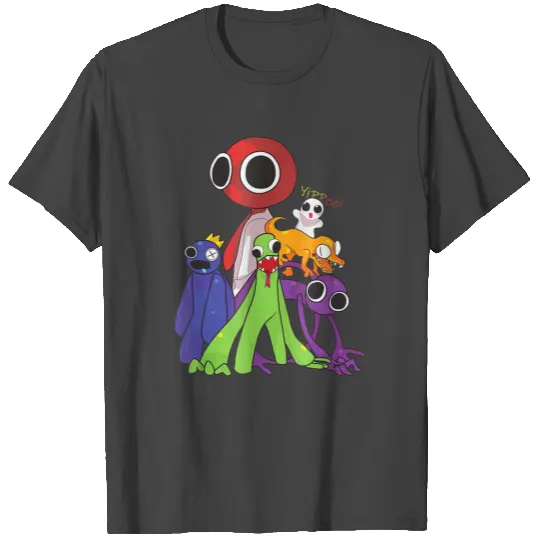 Rainbow Friends blue red orange green T Shirts
