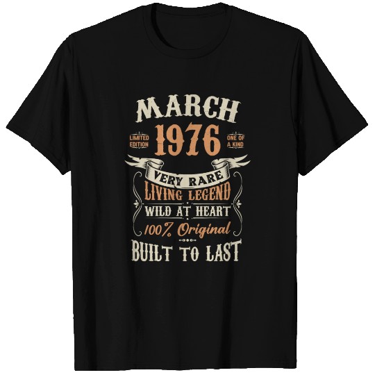 March 1976 Birthday Surprise T Shirts