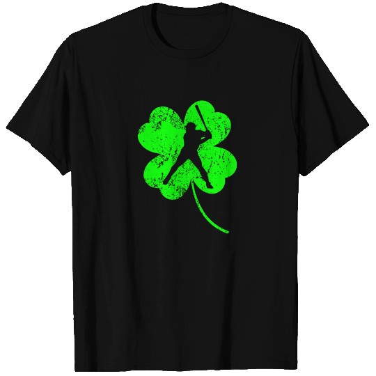 Baseball St. Patrick's day shamrock T Shirts