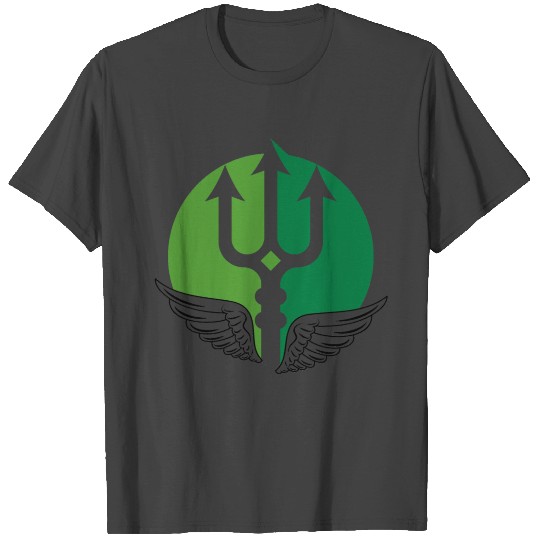 Spear and Wings of Namor Black Panther T Shirts