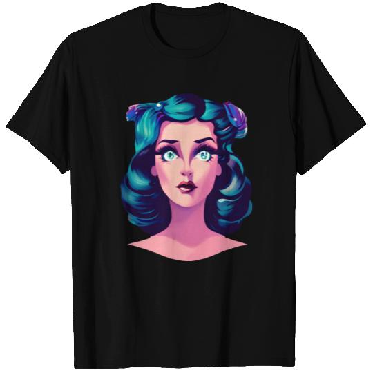 1940's style beautiful surprised woman T Shirts