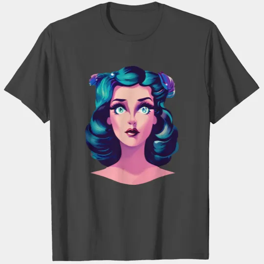 1940's style beautiful surprised woman T Shirts