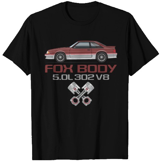 FOX BODY Medium Cabernet T Shirts