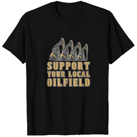 Oilfield Oil Drilling Pump T Shirts