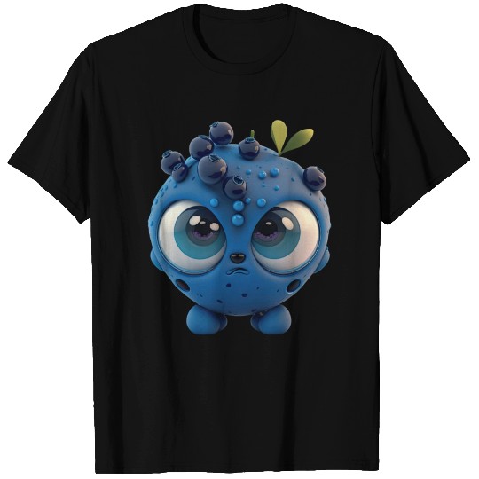 Cute blueberry cartoon character T Shirts
