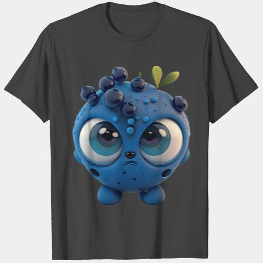 Cute blueberry cartoon character T Shirts