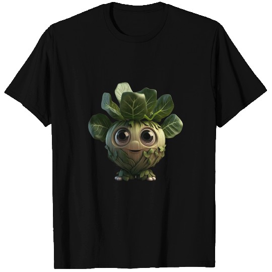 Cute cabbage cartoon character T Shirts