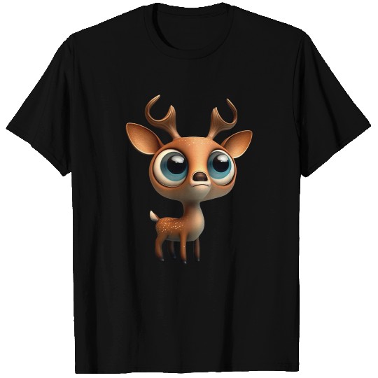 Cute deer cartoon character T Shirts