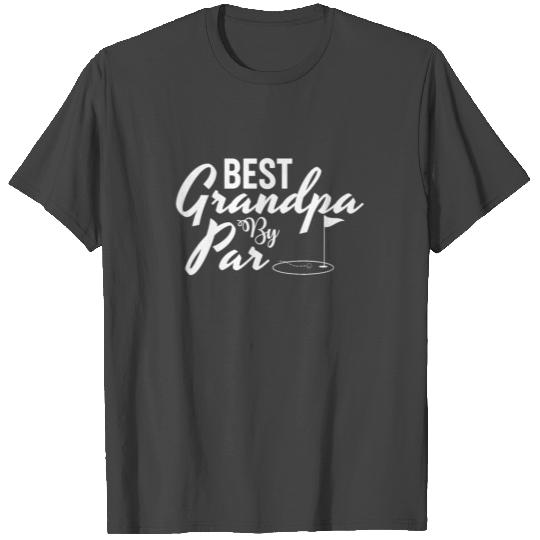 Best Grandpa By Par Father's Day Golf Grandad Golf T Shirts