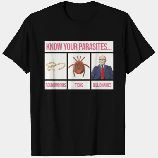 Know Your Parasites - Anti Billionaire T Shirts