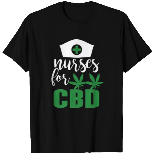 CBD Cannabis Hemp Nurse Support Holistic Medicine T Shirts