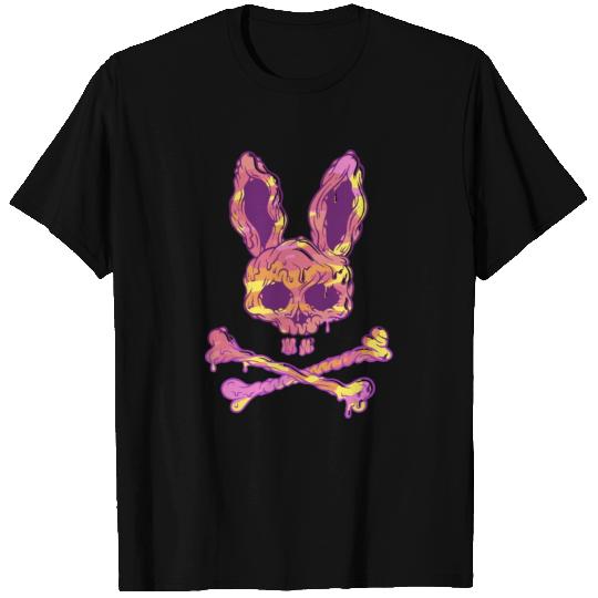 Rabbit Skull Psycho Horror T Shirts