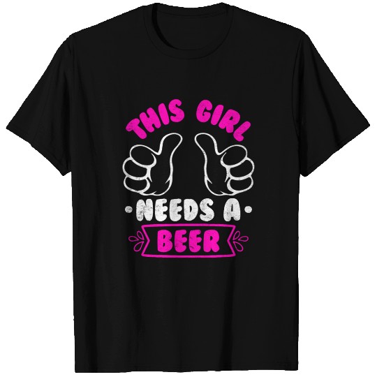 This girl needs a beer vacation Spring Break T Shirts