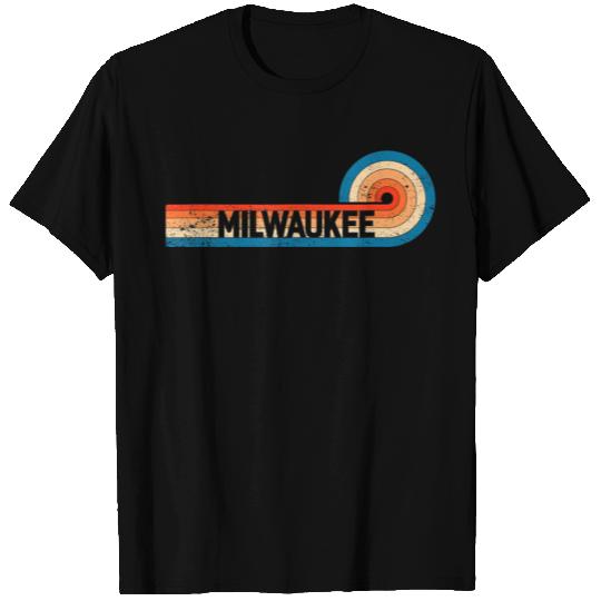 Retro MILWAUKEE T Shirts Vintage City MILWAUKEE