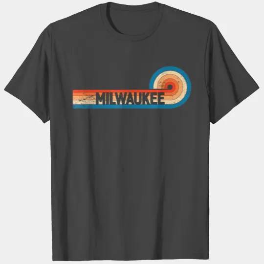 Retro MILWAUKEE T Shirts Vintage City MILWAUKEE