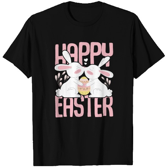 Happy Easter Motif Easter Eggs Funny Easter Bunny T Shirts