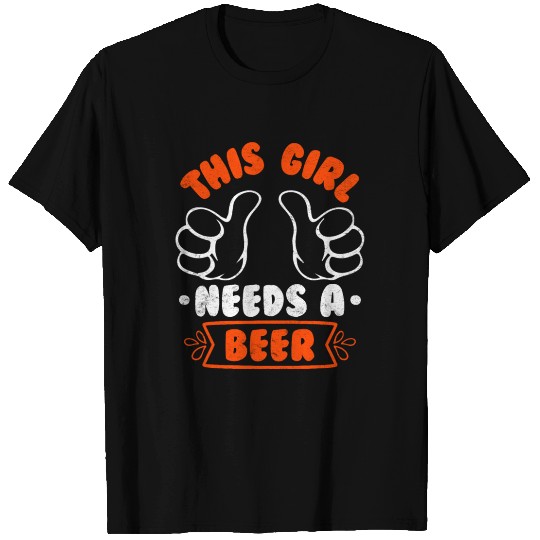 This girl needs a beer vacation Spring Break T Shirts