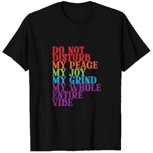 Do Not Disturb My Whole Entire Vibe 2 T Shirts