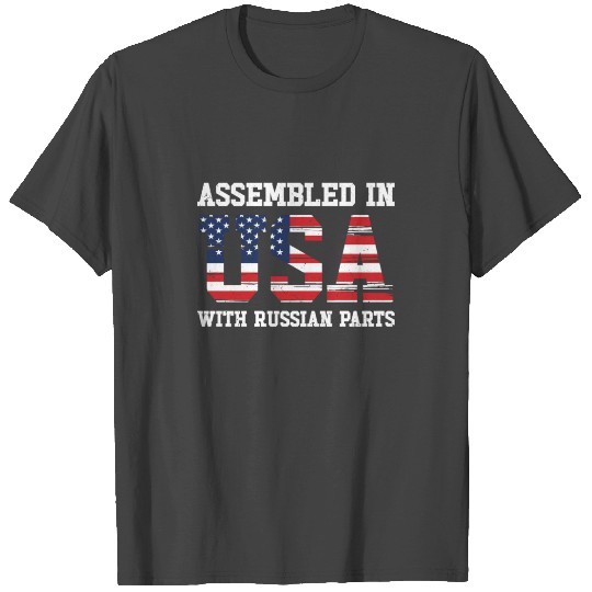 Born Russian Russia American USA Citizenship T Shirts