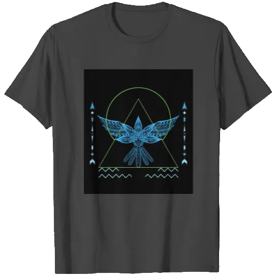 Aztec Tribal Bird T Shirts