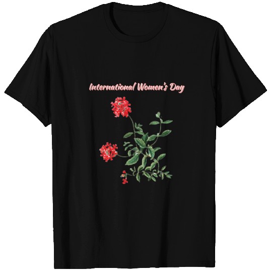 International Women's Day - rose flower T Shirts