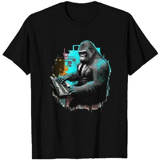 The gorilla musician T Shirts