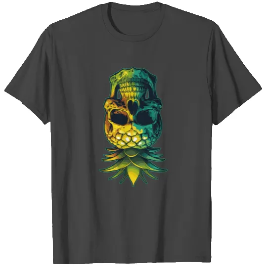 Upside Down Pineapple Skull Swinger Swinging Gift T Shirts
