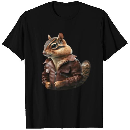Chipmunk flight captain leather jacket pilot T Shirts
