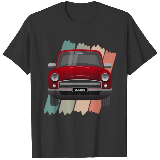 Classic Car Mini Red T Shirts