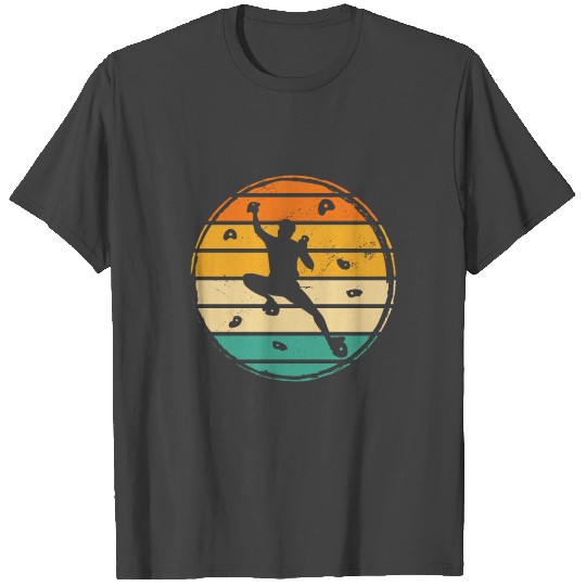 Retro Graphic Climbing Bouldering Rock Climber Mou T Shirts