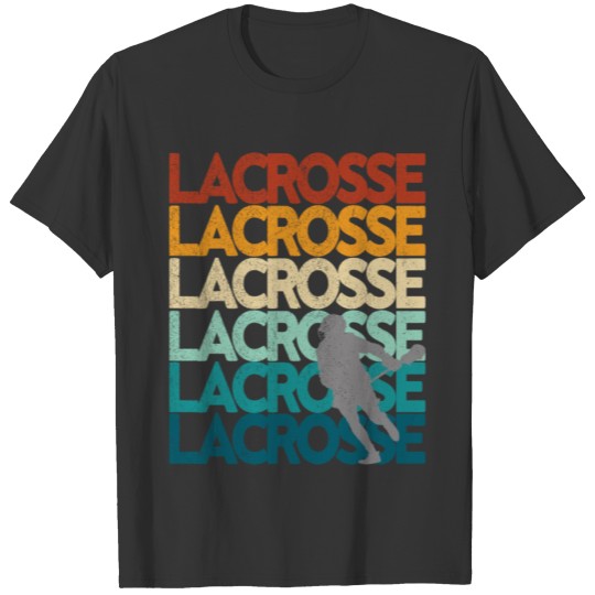 Lacrosse Retro Vintage Sunset T Shirts