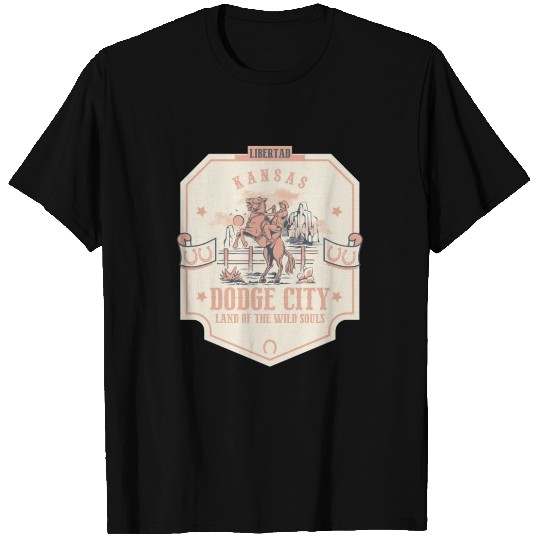 dodge city kansas wild west town T Shirts