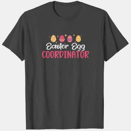 Easter Egg Coordinator Bunny Christian Holiday T Shirts
