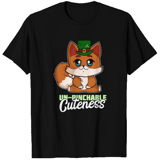 Un Pinchable Cuteness St Patrick Day Fox T Shirts