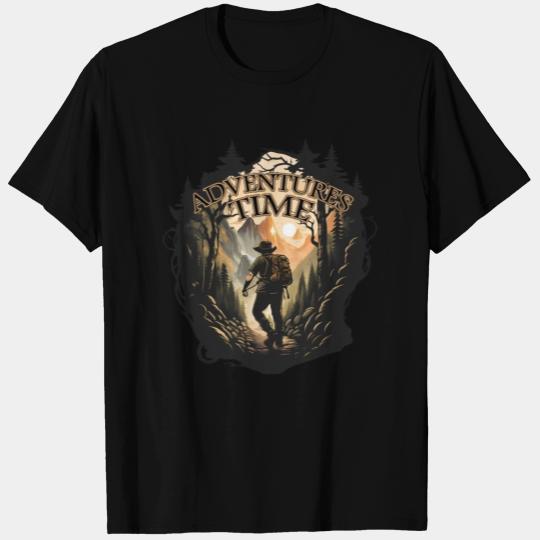 Adventure time in mountains T Shirts
