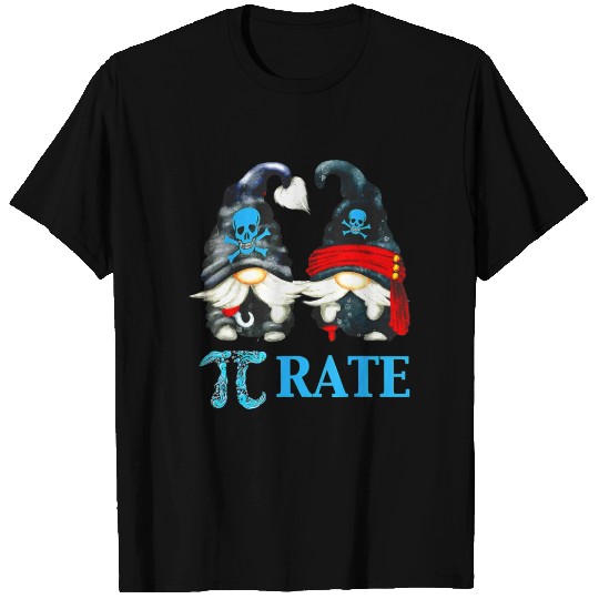 Funny Pirate Gnome Octopus Pi Day Symbol For Math T Shirts