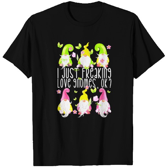 Funny Spring Gnome Quote For Women Girls Cute Summ T Shirts