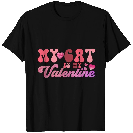 my cat is my valentine Sublimation T Shirts