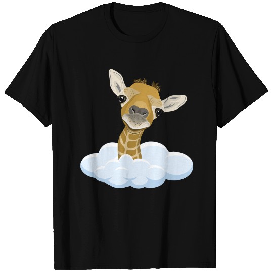 Giraffe with overlook T Shirts