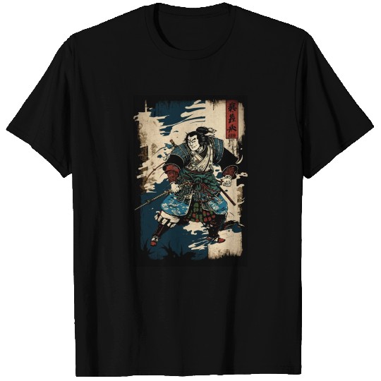 Japanese Samurai warrior Kuniyoshi ukiyo-e Poster T Shirts