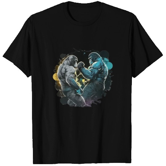 gorilla fight T Shirts
