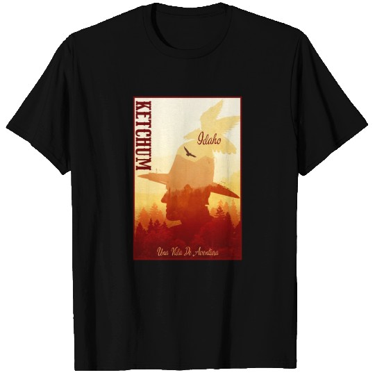Ketchum Idaho wild west town T Shirts